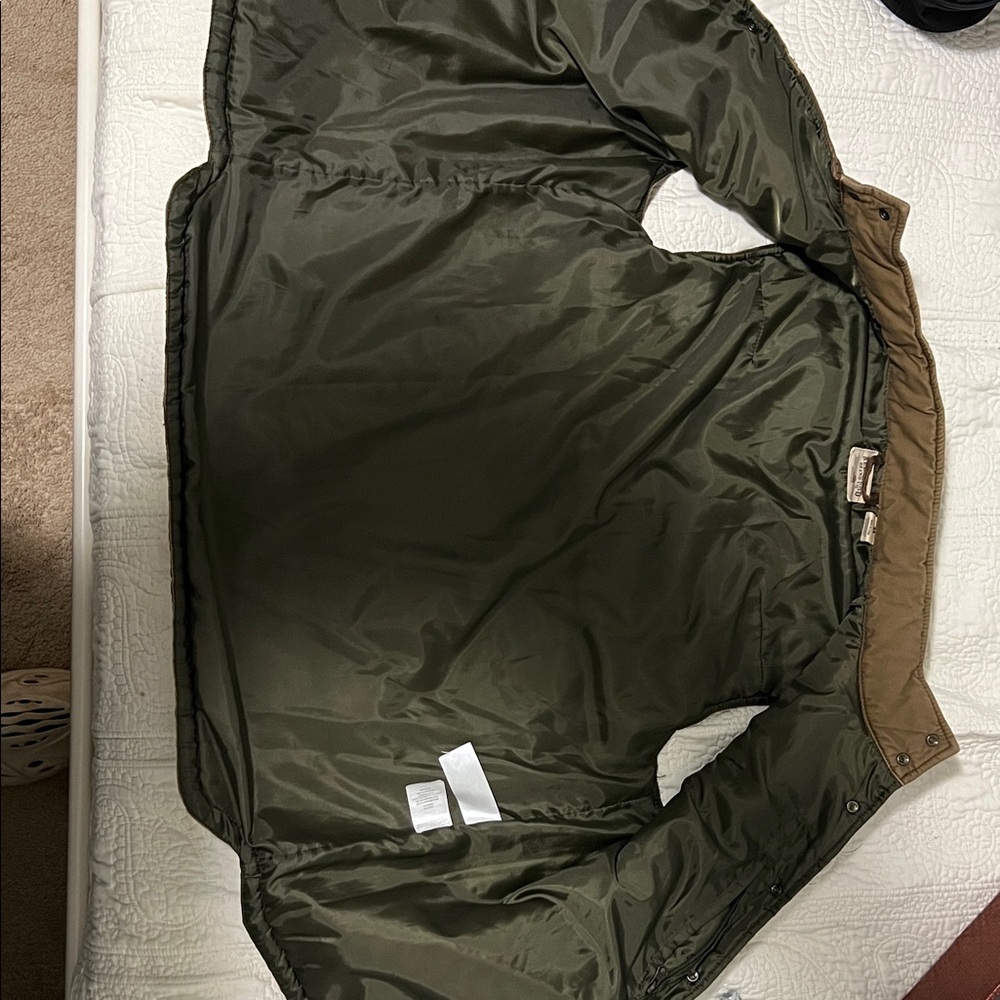 RedHead Tan and Brown Vest with Green Interior - Picture 3 of 4